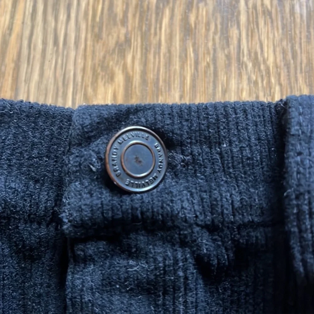 Brandy Melville Juliette Black Corduroy Mini Skirt - Picture 3 of 5